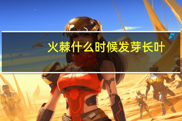 火棘什么时候发芽长叶