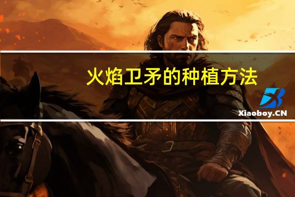 火焰卫矛的种植方法