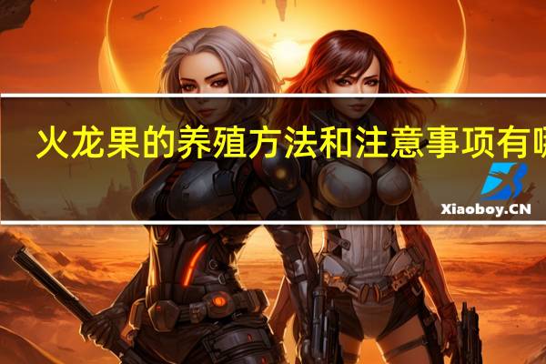 火龙果的养殖方法和注意事项有哪些