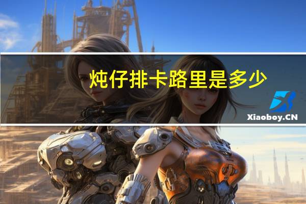 炖仔排卡路里是多少