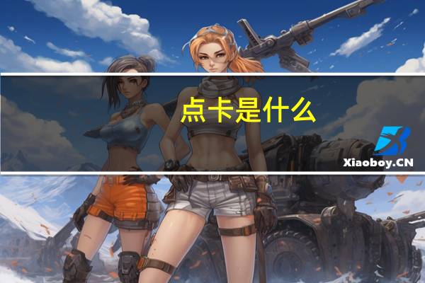点卡是什么
