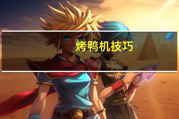 烤鸭机技巧