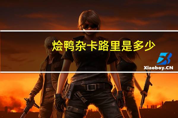 烩鸭杂卡路里是多少