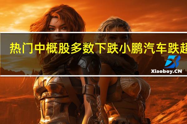 热门中概股多数下跌 小鹏汽车跌超5%