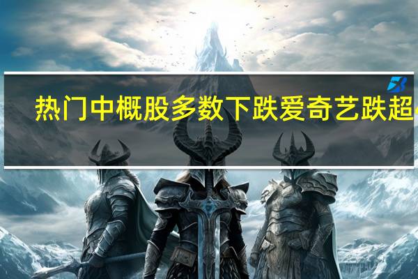 热门中概股多数下跌爱奇艺跌超4%