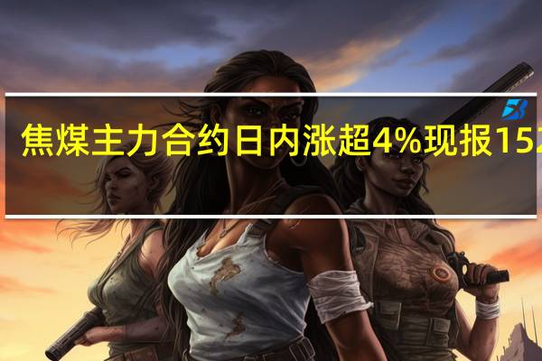 焦煤主力合约日内涨超4%现报1520元/吨焦炭主力合约日内涨超3%现报2268元/吨