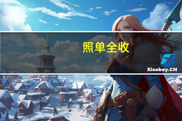 照单全收（照单全收）