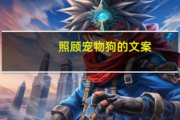 照顾宠物狗的文案