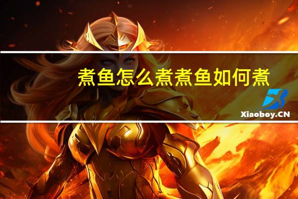 煮鱼怎么煮 煮鱼如何煮