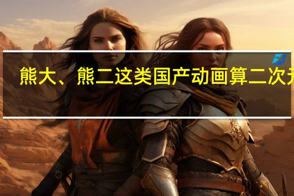 熊大、熊二这类国产动画算二次元吗
