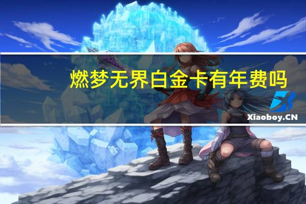 燃梦无界白金卡有年费吗