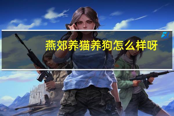 燕郊养猫养狗怎么样呀
