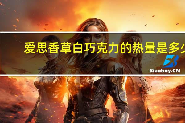 爱思 香草白巧克力的热量是多少