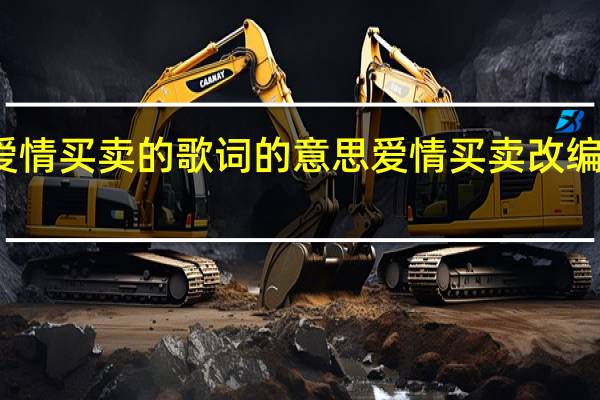 爱情买卖的歌词的意思 爱情买卖改编版歌词