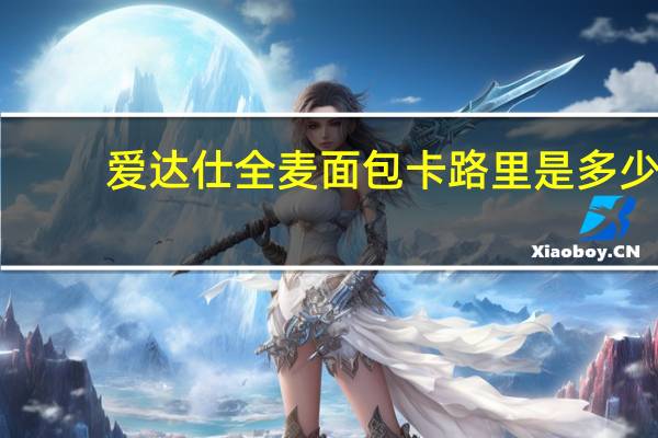 爱达仕 全麦面包卡路里是多少