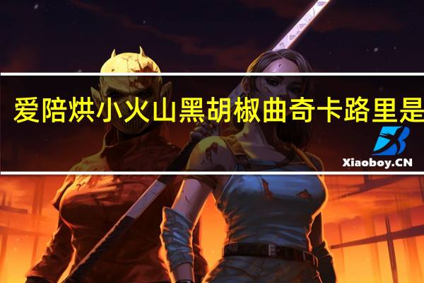 爱陪烘 小火山黑胡椒曲奇卡路里是多少