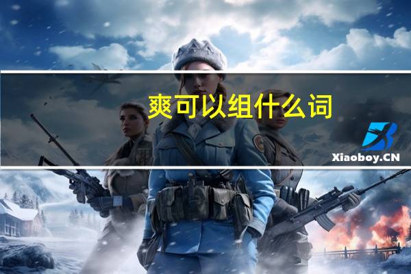 爽可以组什么词
