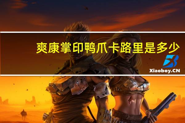 爽康 掌印 鸭爪卡路里是多少