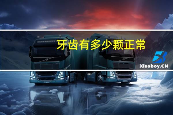 牙齿有多少颗正常（牙齿多少颗正常）