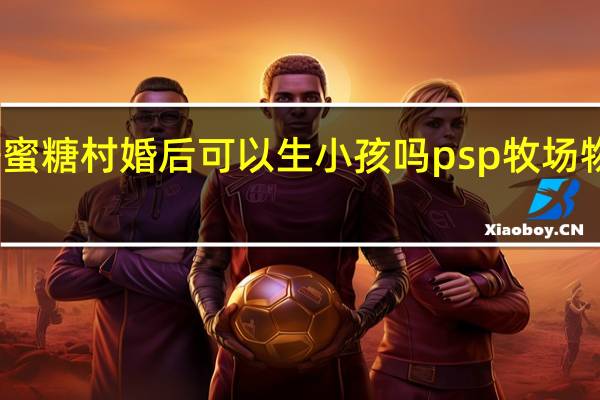 牧场物语蜜糖村婚后可以生小孩吗 psp牧场物语蜜糖村攻略