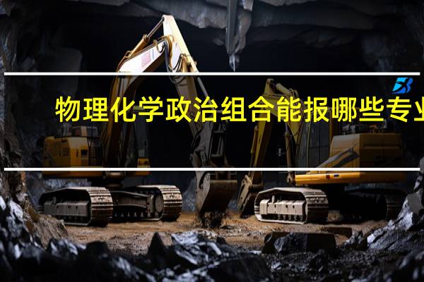 物理化学政治组合能报哪些专业
