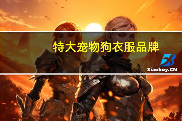 特大宠物狗衣服品牌