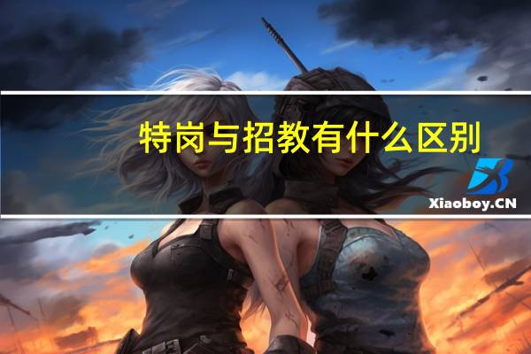 特岗与招教有什么区别