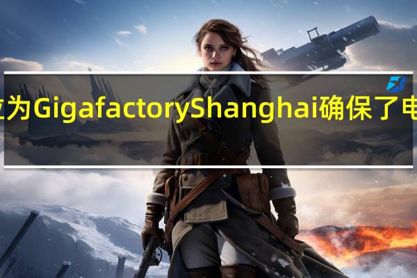 特斯拉为Gigafactory Shanghai确保了电池合作伙伴