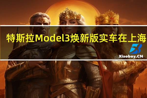 特斯拉Model 3焕新版实车在上海亮相