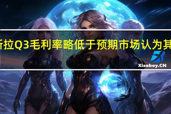 特斯拉Q3毛利率略低于预期市场认为其还会降价