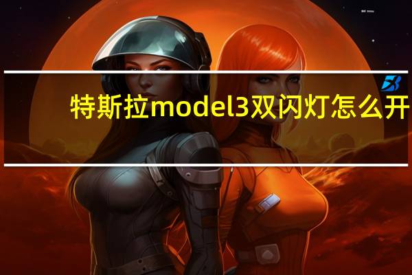 特斯拉model3双闪灯怎么开（双闪灯怎么开）