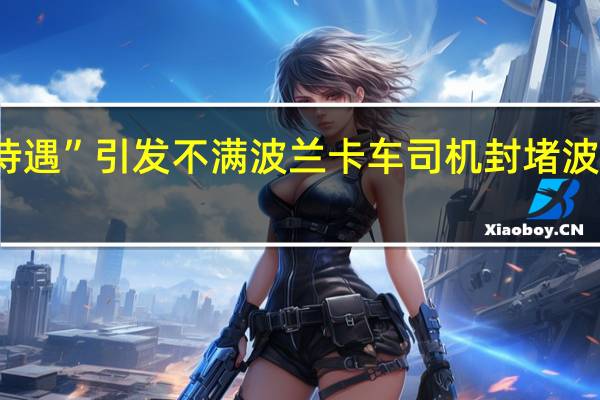 特殊待遇”引发不满波兰卡车司机封堵波乌边境口岸