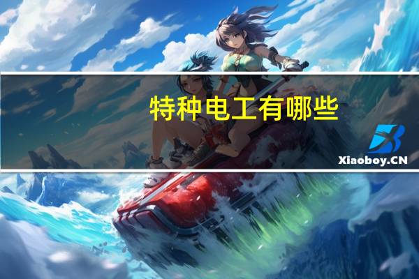 特种电工有哪些