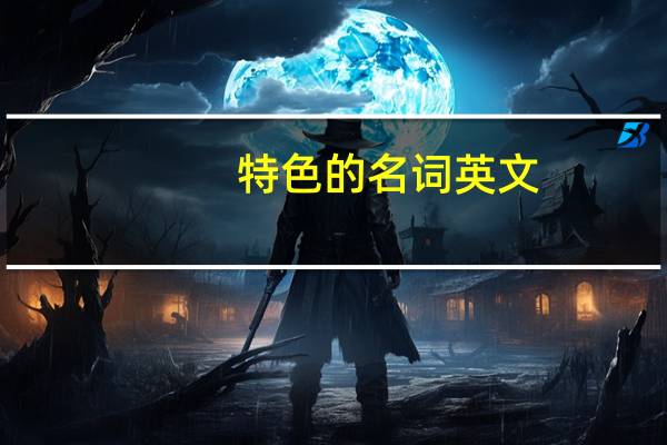 特色的名词英文
