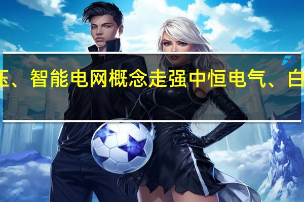 特高压、智能电网概念走强 中恒电气、白云电器涨停
