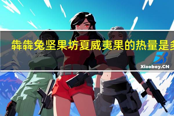 犇犇兔 坚果坊夏威夷果的热量是多少