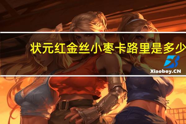 状元红 金丝小枣卡路里是多少