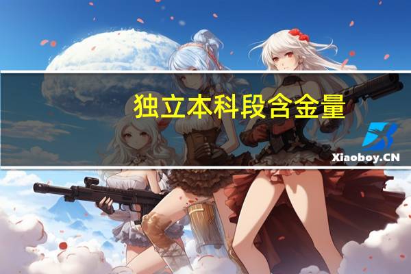 独立本科段含金量