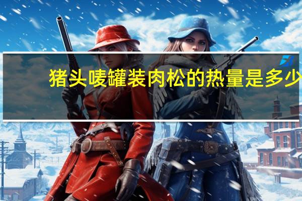 猪头唛 罐装肉松的热量是多少