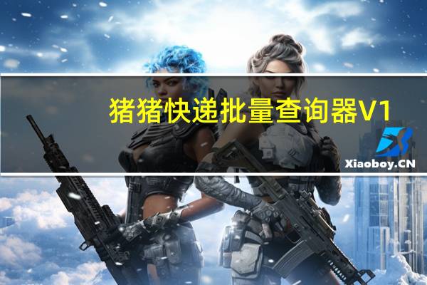 猪猪快递批量查询器 V1.4.0.0 绿色免费版（猪猪快递批量查询器 V1.4.0.0 绿色免费版功能简介）
