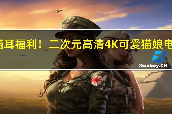 猫耳福利！二次元高清4K可爱猫娘电脑壁纸，手机全面屏壁纸大分享！
