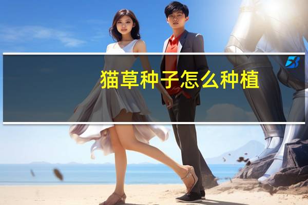 猫草种子怎么种植