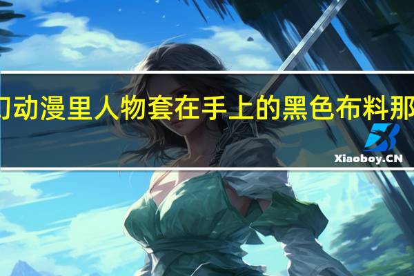 玄幻动漫里 人物 套在手上的黑色布料 那种叫什么
