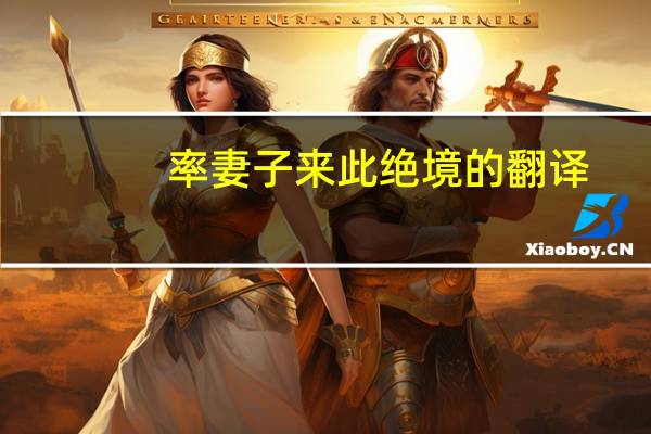 率妻子来此绝境的翻译