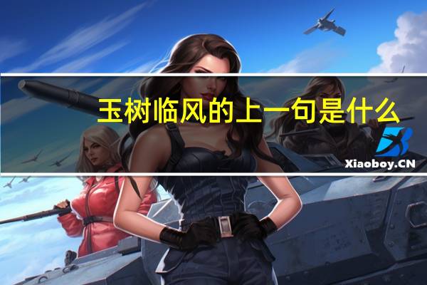 玉树临风的上一句是什么