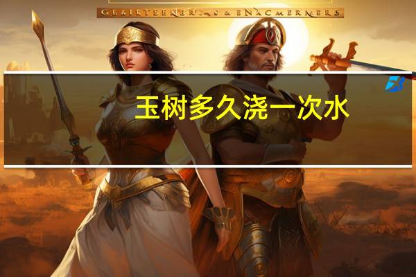 玉树多久浇一次水