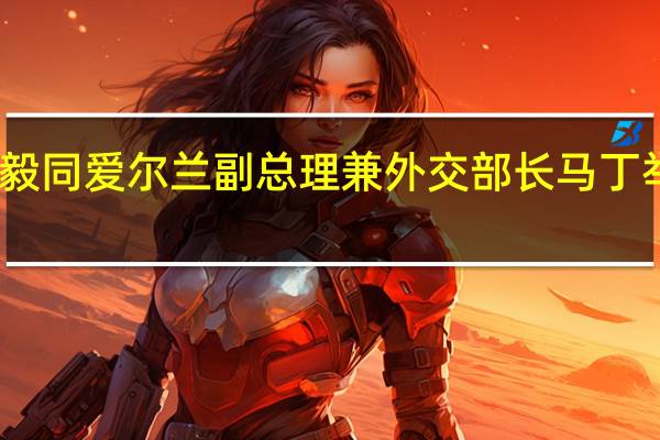 王毅同爱尔兰副总理兼外交部长马丁举行会谈