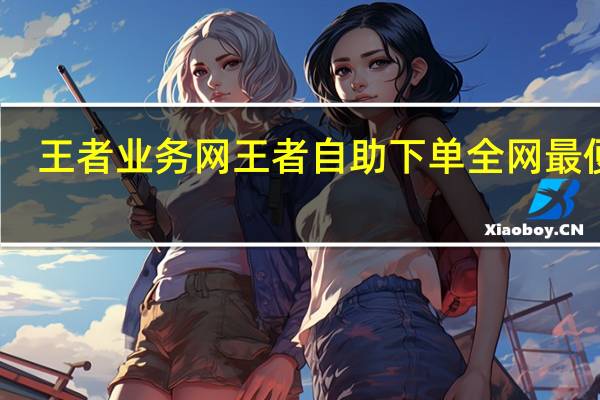 王者业务网 王者自助下单全网最便宜(王者业务自助平台)
