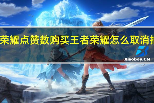 王者荣耀点赞数购买 王者荣耀怎么取消拒绝加好友(王者荣耀点赞能不能取消)