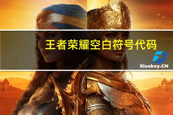 王者荣耀空白符号代码（王者荣耀空白符号）